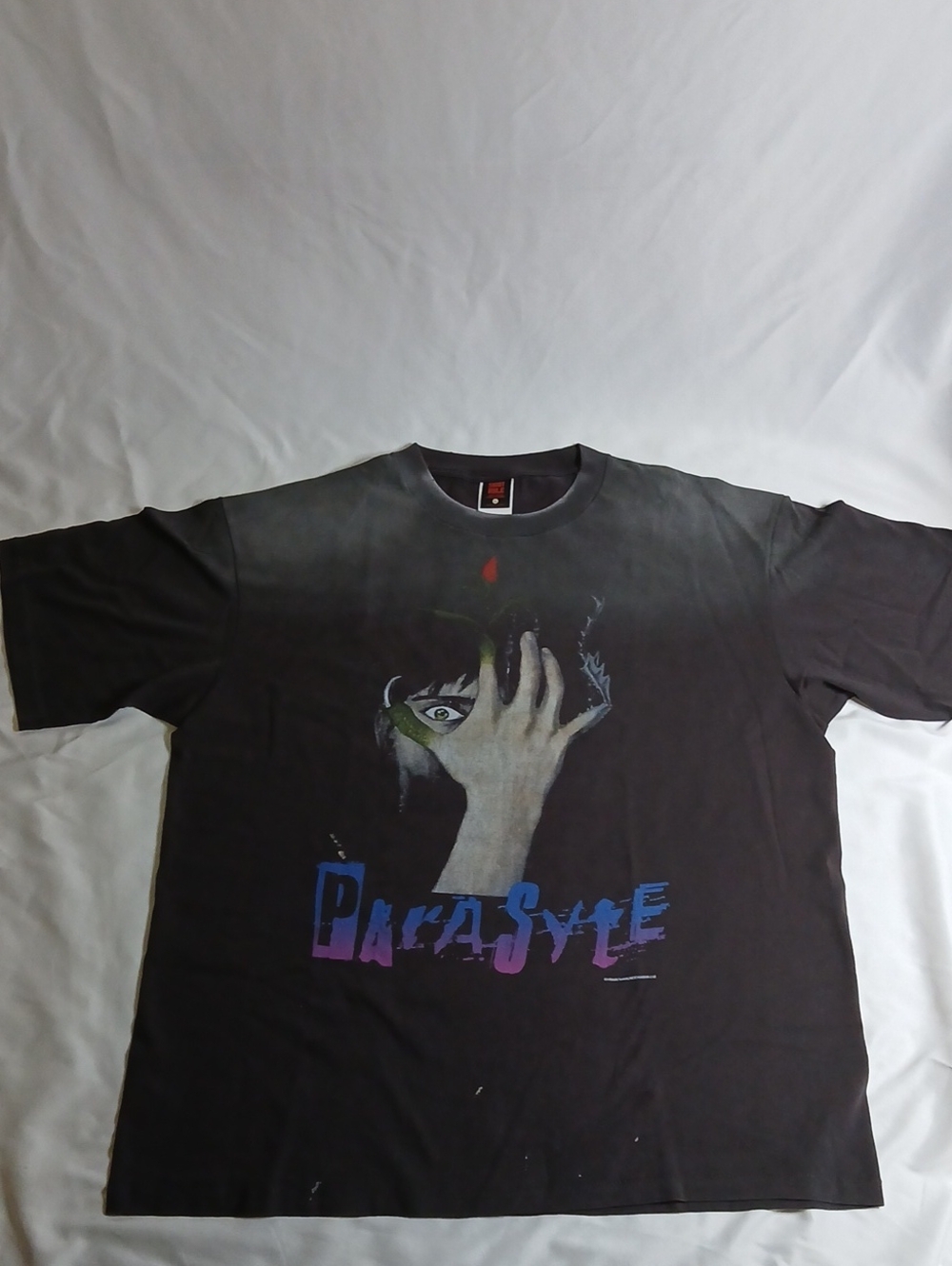 Saint Mxxxxxx Black Parasyte Graphic Short-Sleeve Tee